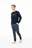 Erkek Kışlık Lisanslı Uzun Kol Pijama Takım 18968