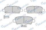 Mando MBF015002 Arka Fren Balatası Nissan Qashqai J10 07-13 XTrail 07-13 Pathfinder 13-Koleos 08-Juke 10-Suzuki Grand Vitara 08- 440608H385