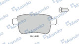 Mando MBF015241 Fren Balatası Arka Renault Kangoo III-Mercedes-Benz-Jıtan Bm 07- 440606267R