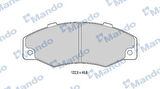 Mando MBF015793 Ön Fren Balatası Renault 21 Concorde (Fişli) 7701202481