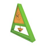 Masa Ve Duvar Saati El Yapımı Sarkaçlı Triangle
