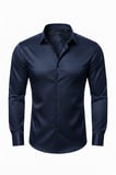 MODA ŞEHRİ Erkek Saten Klasik Gömlek