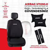Dacıa Logan Nakışlı Minder Seti