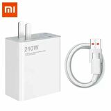 Xiaomi 210W Turbo Şarj Cihazı MDY-13-EU Type-C şarj kablosu Redmi Mi Telefon Uyumlu şarj Kablosu 6A Uyumlu Turbo Başlık + Data Şarj Kablo