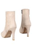 Modabuymus Ten Süet Bootie İnce Topuklu Bot - Nairobi