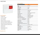 EDS AS495L LED Flaşörlü Metal Muhafazalı Harici Siren 110dB