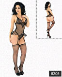 Desenli Tül Babydoll
