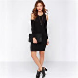 DTP101184 Omuz Açık Tarz Elbise