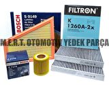 Bmw 5.20i F10 Benzinli Filtre Bakım Seti 2012-2016