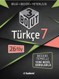Tudem 7. Sınıf Türkçe 3 Boyut (Yeni)