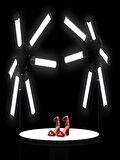 Mega 1 Yıldız 6 Kollu Led Ring Lıght Profesyonel Stüdyo Çekim Işığı Kuaför Tatto Makyaj Işığı