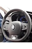RENAULT MEGANE 4 Uyumlu ARACA ÖZEL DİREKSİYON KILIFI (SPOR MODEL)