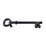 Antika Tarz Dekoratif Pirinç Anahtar Şeklinde Kapı Çekme Kolu, Mobilya, Sandık, Kutu Kulbu - 128mm, 