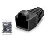 Rj45 Konnektör Papuç - 100 Adet Siyah / Ekonomik Poşet Paket ND2429