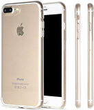 Iphone 7 Plus ve 8 Plus Uyumlu Kamera Korumalı Lüks Şeffaf Silikon Kılıf