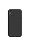 iphone X ve Xs Uyumlu Premium Lansman Liquid Silikon Kılıf İçi Kadife-Siyah