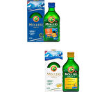 Möller's Omega 3 Limonlu 250 ml +Möller's Tutti Frutti 250 ml