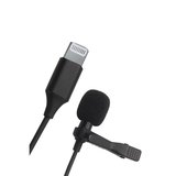 Lightning 2 Metre Double Mikrofon - Siyah