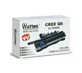  WATTON WT-623/8+1 LED ŞARJLI EL FENERİ 