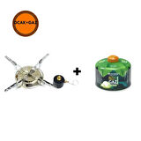 Orcamp K-502 Katlanabilir Kamp Ocağı + 1 Adet KTS-230 Gram Kartuş