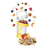 Kaşıklı Müsli Kabı 1100 ml