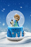 Işıklı Müzikli Frozen Kar Küresi