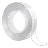 Sunup Sn-14654 Çift Taraflı Nano Teknoloji Süper Yapıştırıcı Şeffaf Bant 1mm 3cm 2m