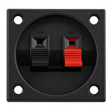 Hoparlör Terminali İkili Kare (5.5cmx5.5cm)