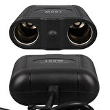 Olesson 1642 12-24v 100w 70cm Kablolu 2'li Araç Çakmak Çoklayıcı