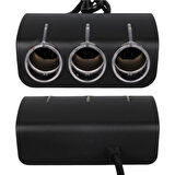 Olesson 1521 12-24v 120w 80 Cm Kablolu 3'lü Araç Çakmak Çoklayıcı