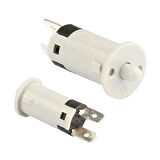 Ic-187a Kapak Switch Ø12mm Nc Normalde Kapalı Kontak Pbs-25b Beyaz