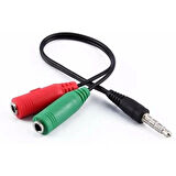 Powermaster Pm-2697 3.5 Mm Stereo Erkek Kulaklık 3 Çizgili + 2 X