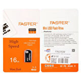 Faster 16 Gb Mimi Serisi Usb 3.0 Yüksek Hızlı Metal Flash Bellek