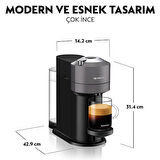 Nespresso XN910B Vertuo Next Kapsül Kahve Makinesi Açık Gri
