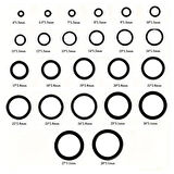 800 Parça Kauçuk Conta Seti Özel Kutulu