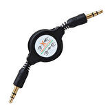 Powermaster Makaralı 3.5 Mm Stereo Erkek-Erkek Kablo 31413