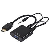 Powermaster 32015 HDMI to Vga+ Audio Çevirici