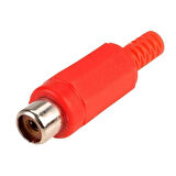 Tos Fiş Plastik  Dişi Kırmızı