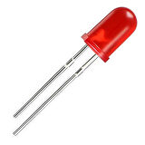 Halmet Mantar Led 5mm Şeffaf Kırmızı Diğer