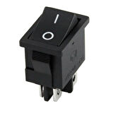 Mini Işıksız 4 Pinli Siyah Yükseltici Anahtarı Ic 122