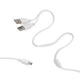 USB 2 X Erkek-Mini USB 5 Pin (2.0V) 1.5 Metre Kablo