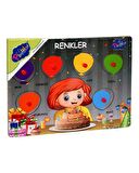Ahşap Tutmalı Renkler Yapboz ONY154 Playwood