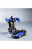 Metal Robota Dönüşebilen Model Arabalar Robot 12cm. Eğitici Oyuncaklar Oyuncak Araba