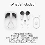 Meta Oculus Quest 3 512 GB All In One Kablosuz VR Sanal Gerçeklik Gözlüğü
