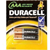 Duracell Alkalin Pil AAA 2'' li Paket