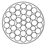 İzoleli Çelik Halat 8 mm 5 Metre