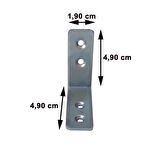 Gönye L Tipi No:5 ( 5 Adet )