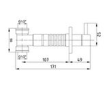 ECA Ankastre Ara Kesme Valfi 102151017