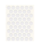 Yapışkanlı Vida Tapası (Beyaz) 10 mm