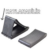 CEYLAN ADAM  Çivili Katlanabilir Kayma Önleyici Katlanır Takoz